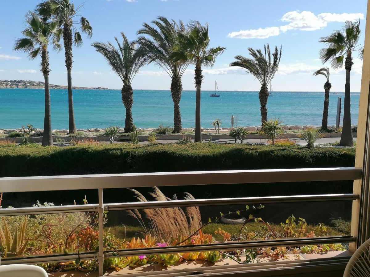 "Le Palmier Dore", Cosy T3 A 3 Minutes A Pied Des Plages, Parking Et Clim Sanary-sur-Mer Exterior foto